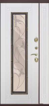 Плющ 1200х2050, 1300х2050 Белый ясень